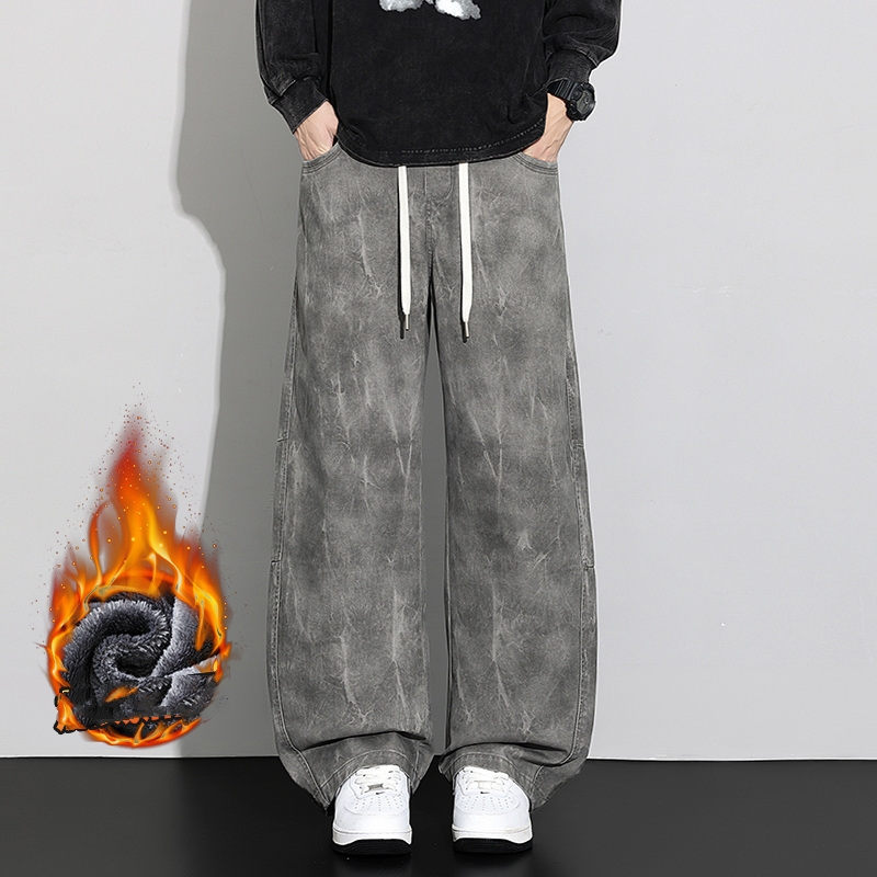 Streetwear Brand Vintage - 2026 Men's Loose Cotton Pants Fashion