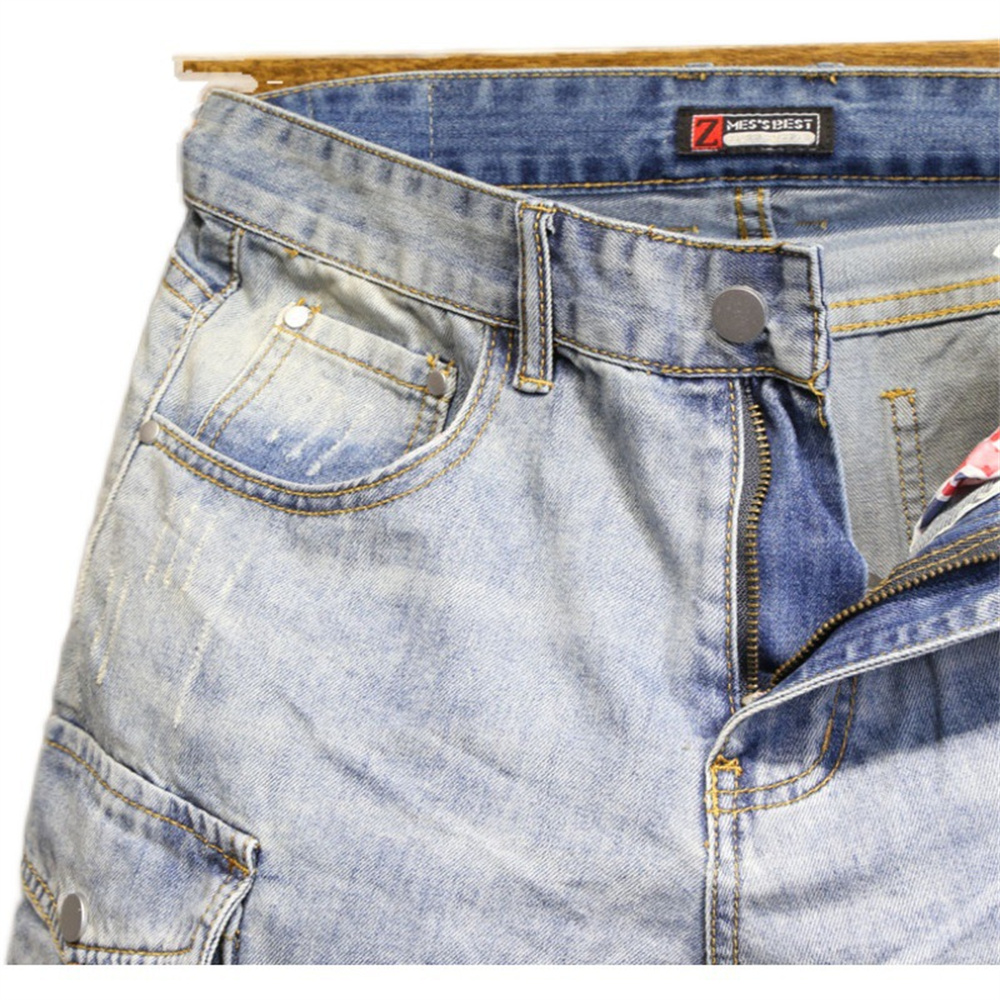 Fashion Brand Men Jeans Shorts - Streetwear Brand Denim ulasan dan harga