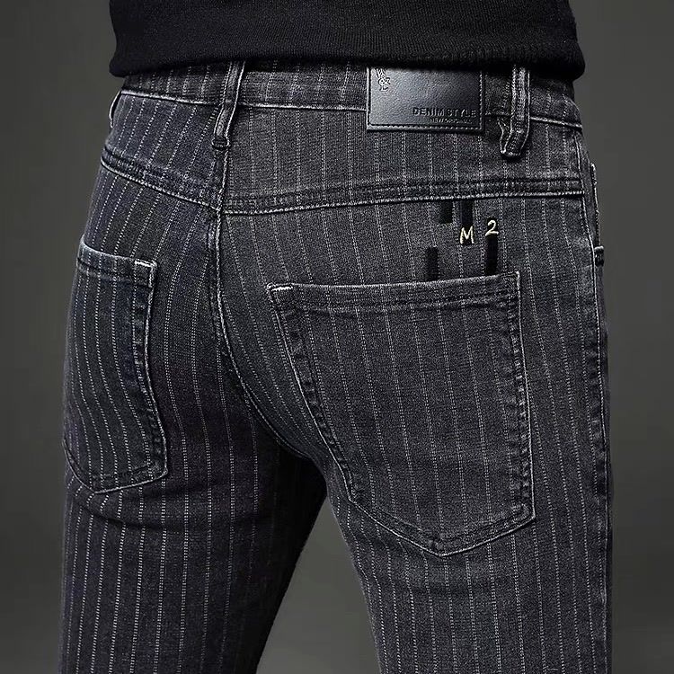 Striped Jeans 2025 Men's Trend - Streetwear Brand Denim ulasan dan harga