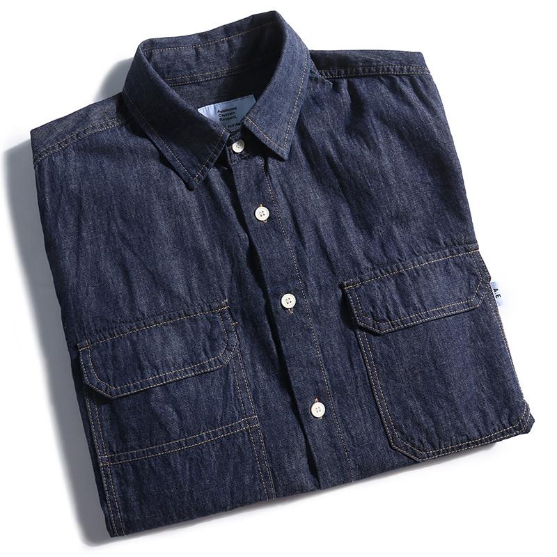 Retro Japanese Style Loose Fit - Streetwear Brand Denim ulasan dan harga