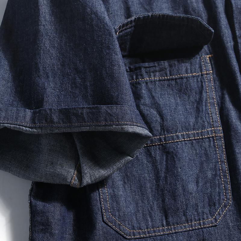 Retro Japanese Style Loose Fit - Streetwear Brand Denim ulasan dan harga