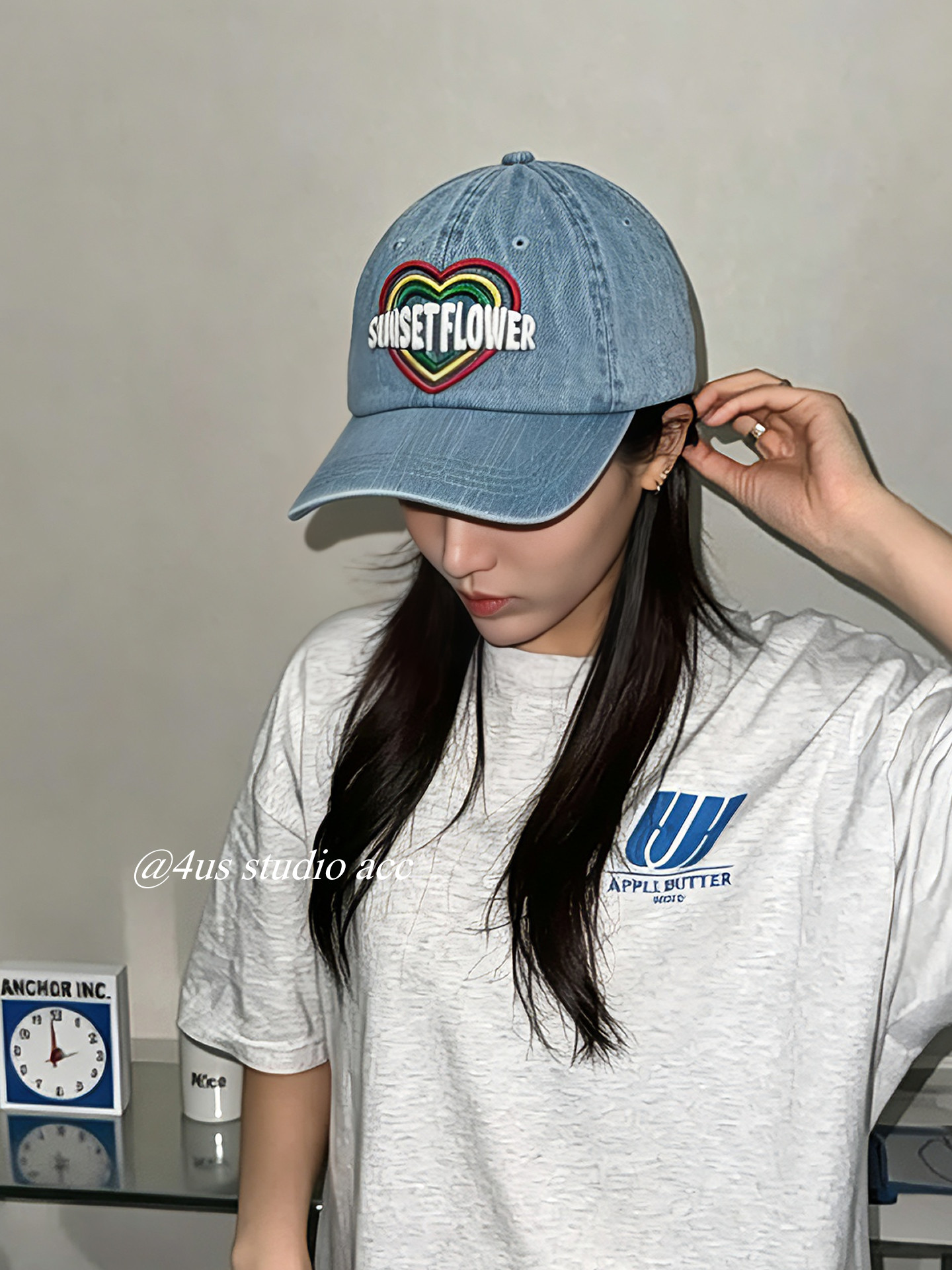Embroidered vintage washed den - Streetwear Brand Denim ulasan dan harga