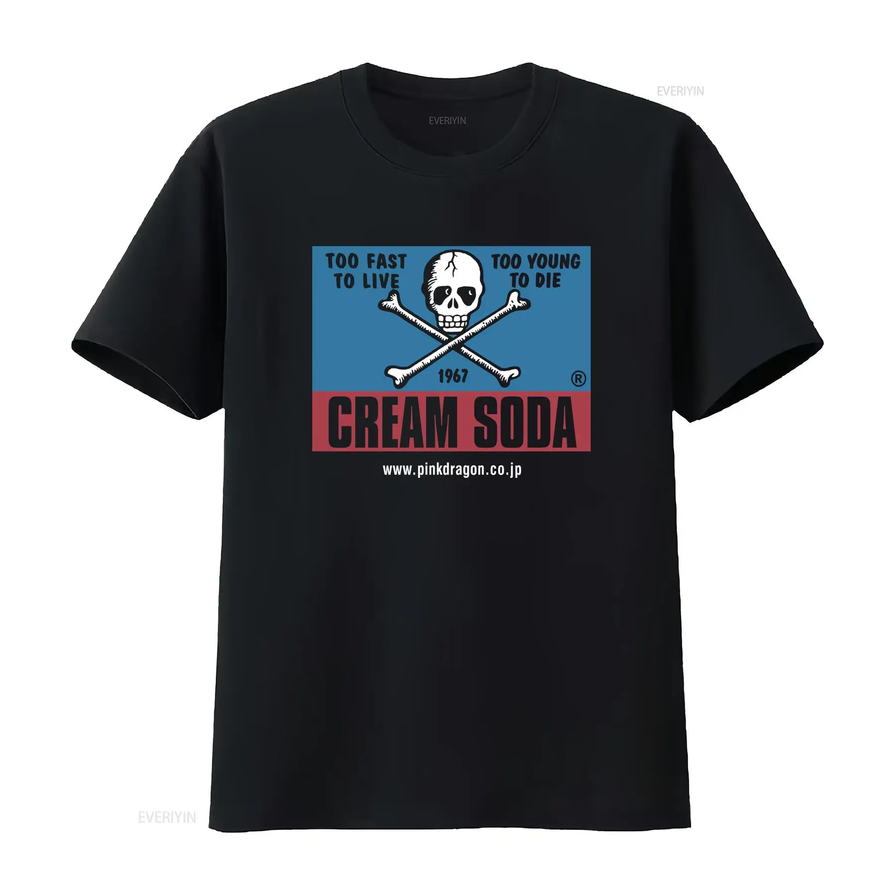 Vintage Cream Soda Skull Japan - Streetwear Brand Vintage ulasan dan harga