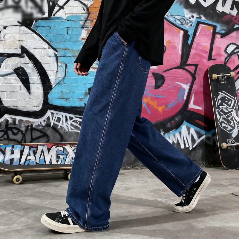 2026 New Streetwear Loose Jean - Streetwear Brand Denim ulasan dan harga