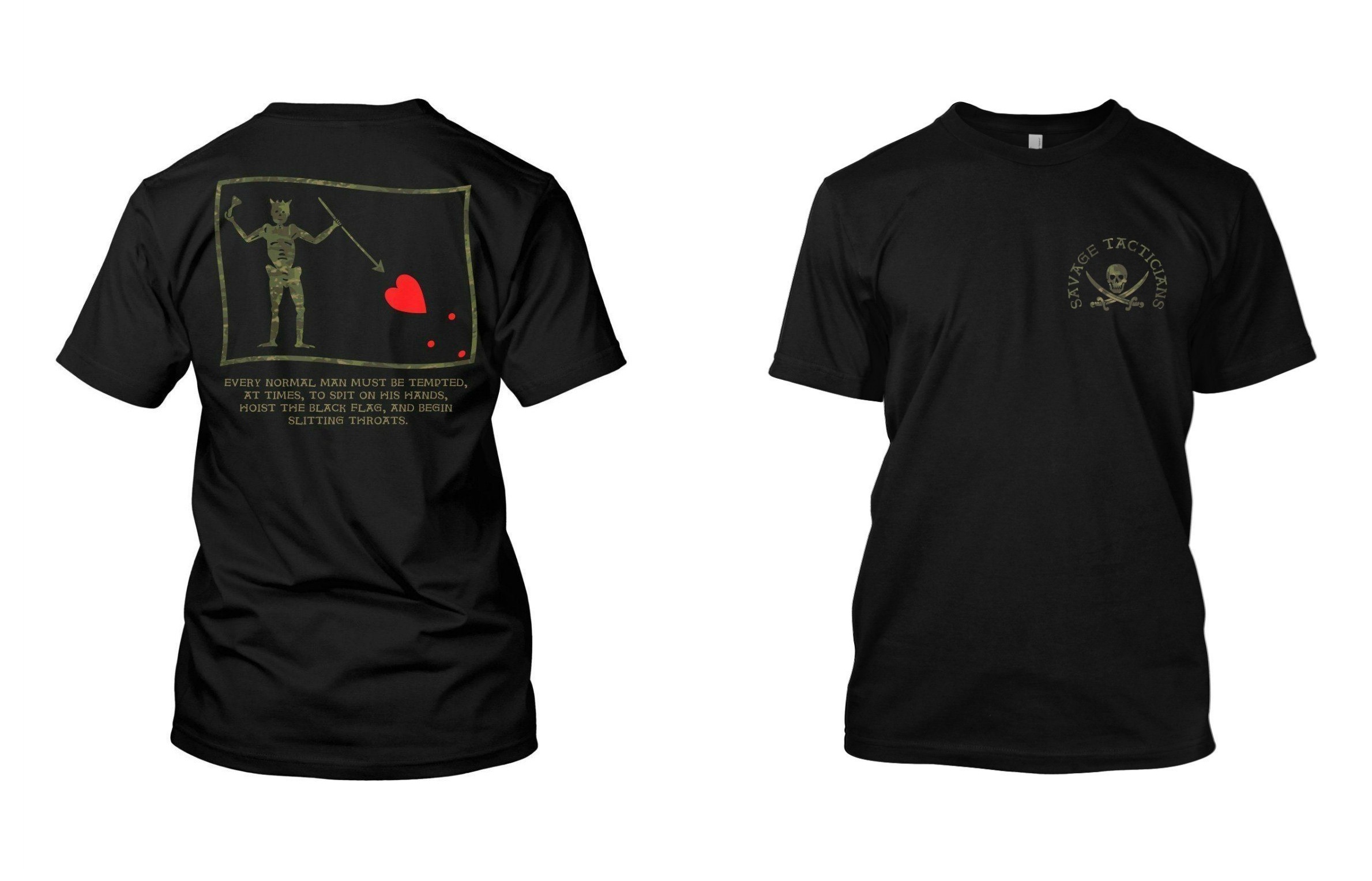 Hoist The Black Flag Savage Ta - Streetwear Brand Tees ulasan dan harga