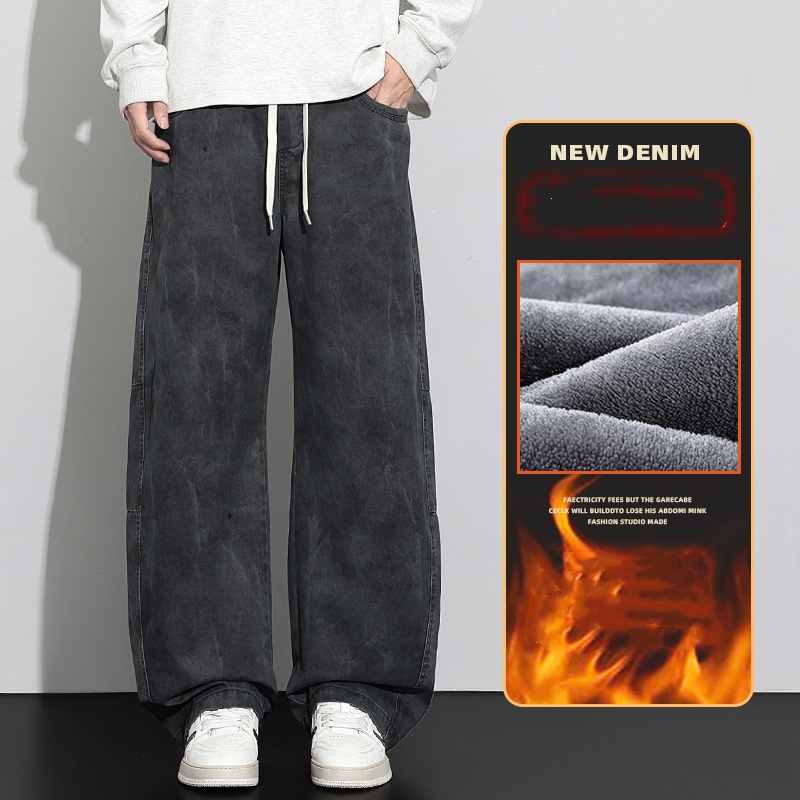 2026 Men's Loose Cotton Pants  - Streetwear Brand Vintage ulasan dan harga