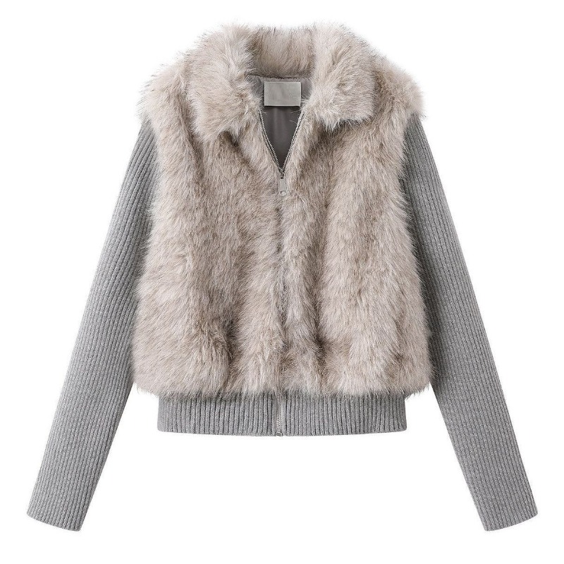 Winter Faux Fur Jacket Women F - Streetwear Brand Clothing ulasan dan harga