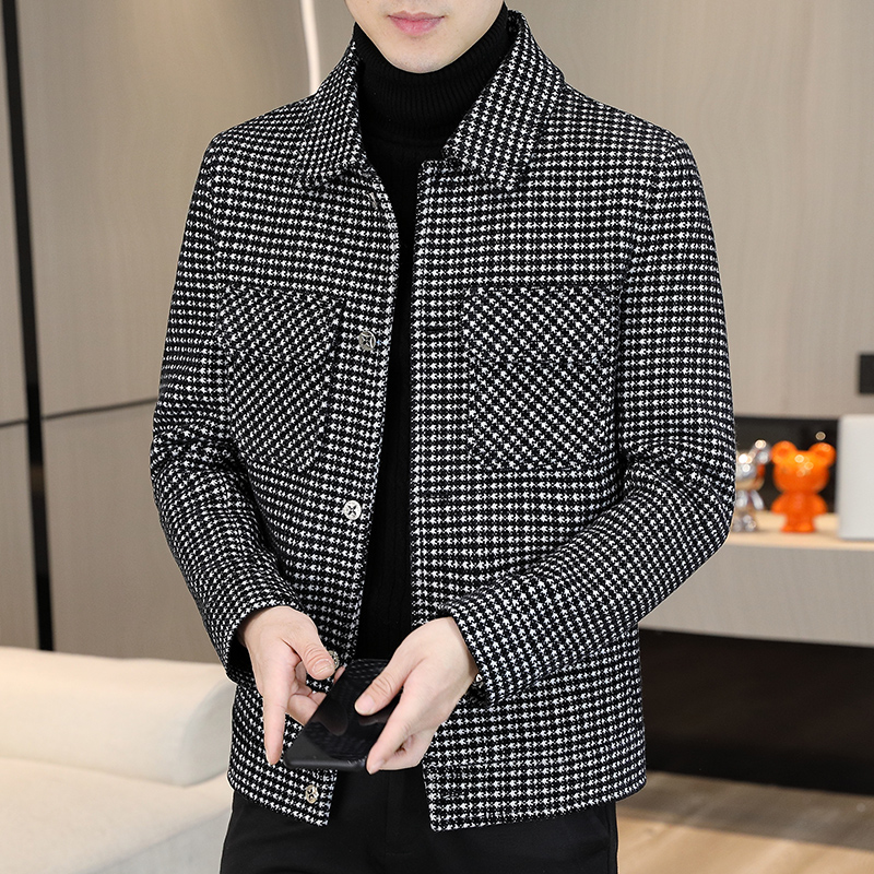 Brand Winter Plaid Woolen Jack - Streetwear Brand Clothing ulasan dan harga