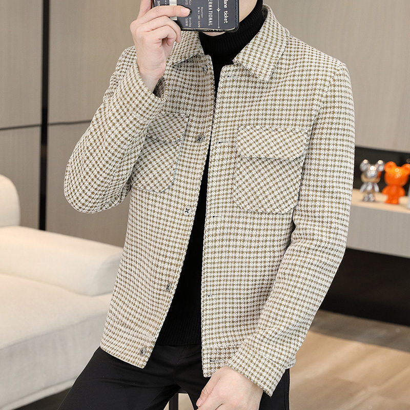 Brand Winter Plaid Woolen Jack - Streetwear Brand Clothing ulasan dan harga