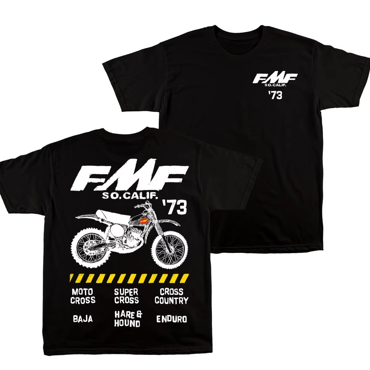 Black FMF Vintage Dirt Bike 19 - Streetwear Brand Vintage ulasan dan harga