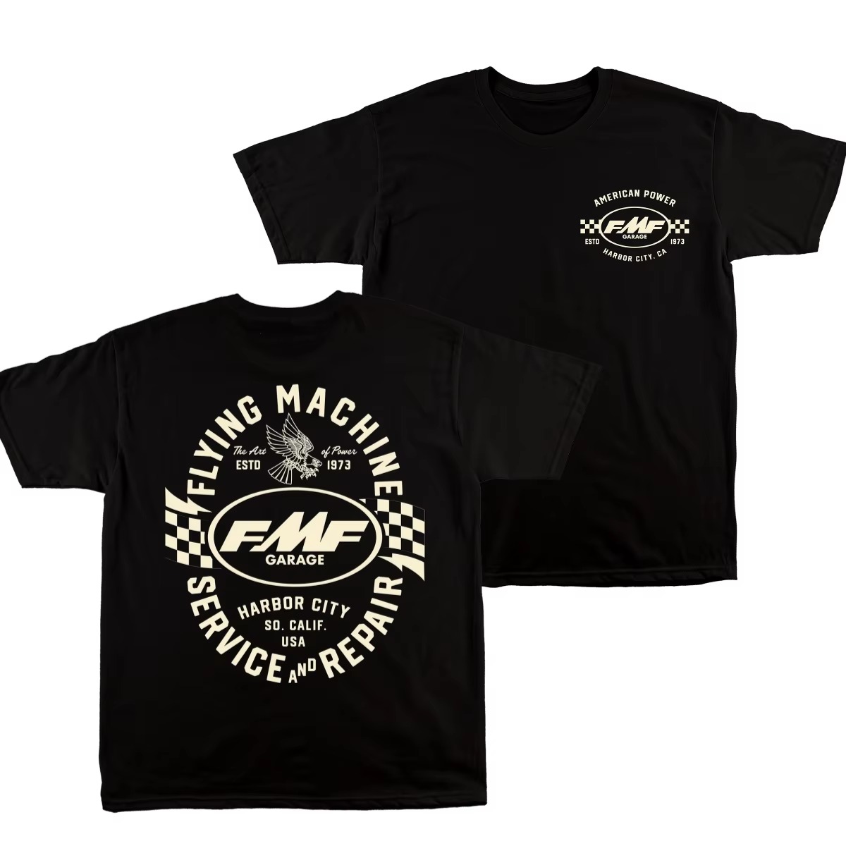 Black FMF Vintage Dirt Bike 19 - Streetwear Brand Vintage ulasan dan harga