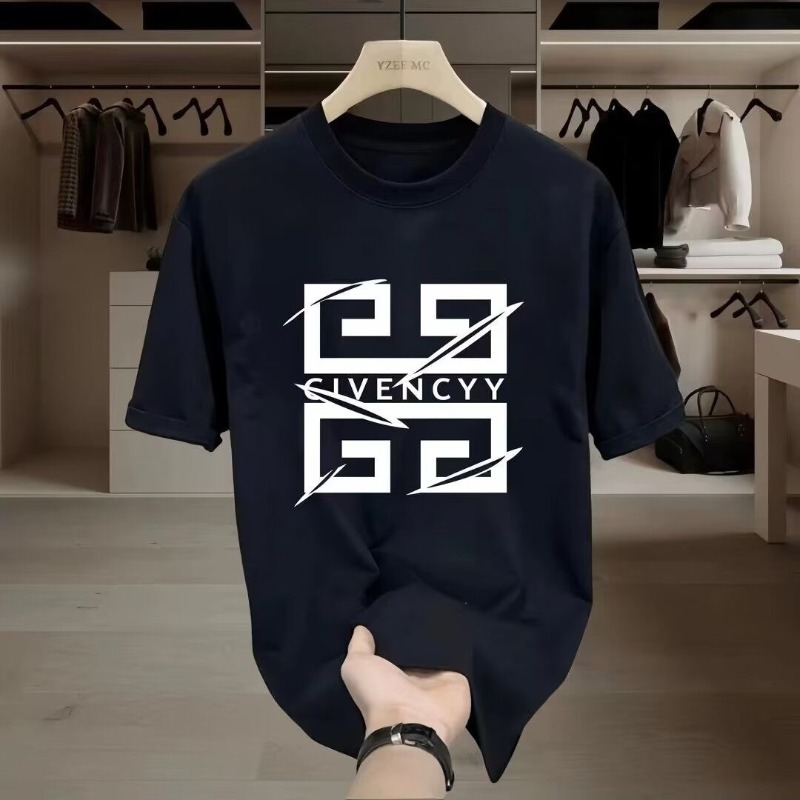 2026Men's GIVENCY Brand Logo P - Streetwear Brand Tees ulasan dan harga